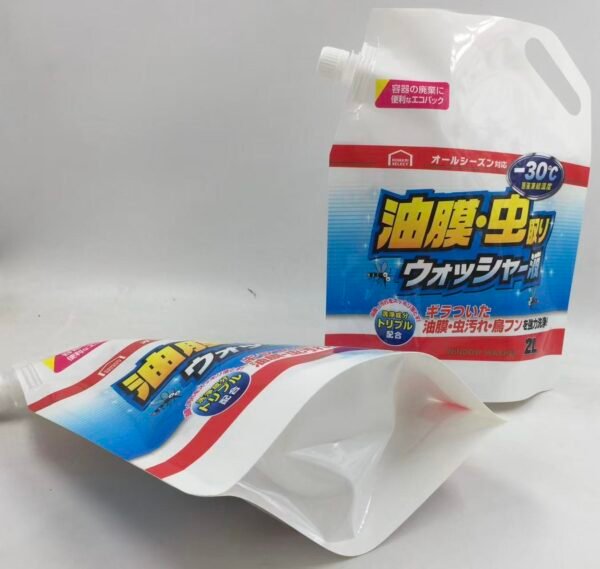 Stand up Plastic Custom Liquid Pouch oil Packaging Bags Spout Pouch laundry Doypack Spout Bag