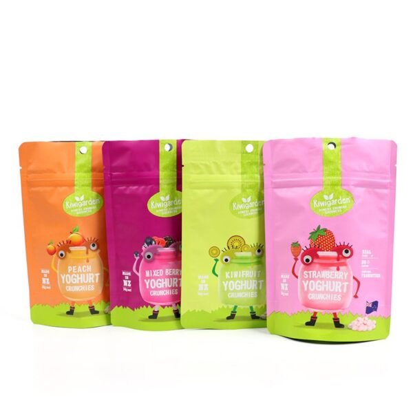 customize printed food grade zip lock snack 14g stand up pouch with zipper