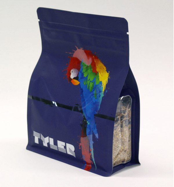 dry food Custom-printed Moisture-proof Pet Food Flat Bottom Packaging Bags with Zipper Food-grade Food Packaging Bags