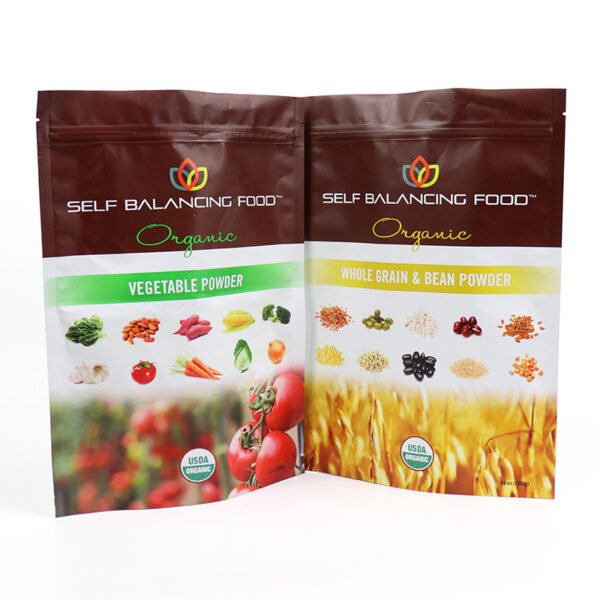 IMG_9335 Custom Printed Resealable Food Grade Ziplock Pouches Snack Plastic Aluminium Foil Stand up Pouch Packaging Bag with Zipper