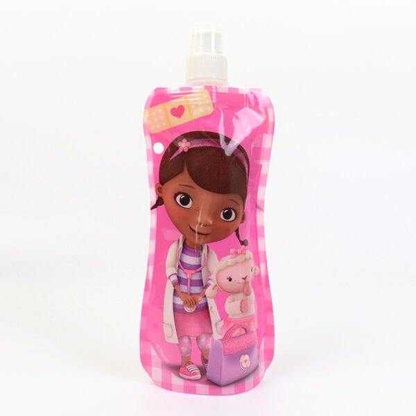 Plastic foldable Water bag Customized Printed Stand Up Spout Pouch 500ml Juice Packaging Bag Folded water bag